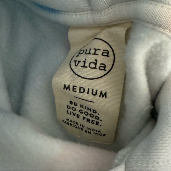 PURA VIDA Surf Tour Classic Hoodie in Candy Tie Dye size medium - Picture 3 of 4